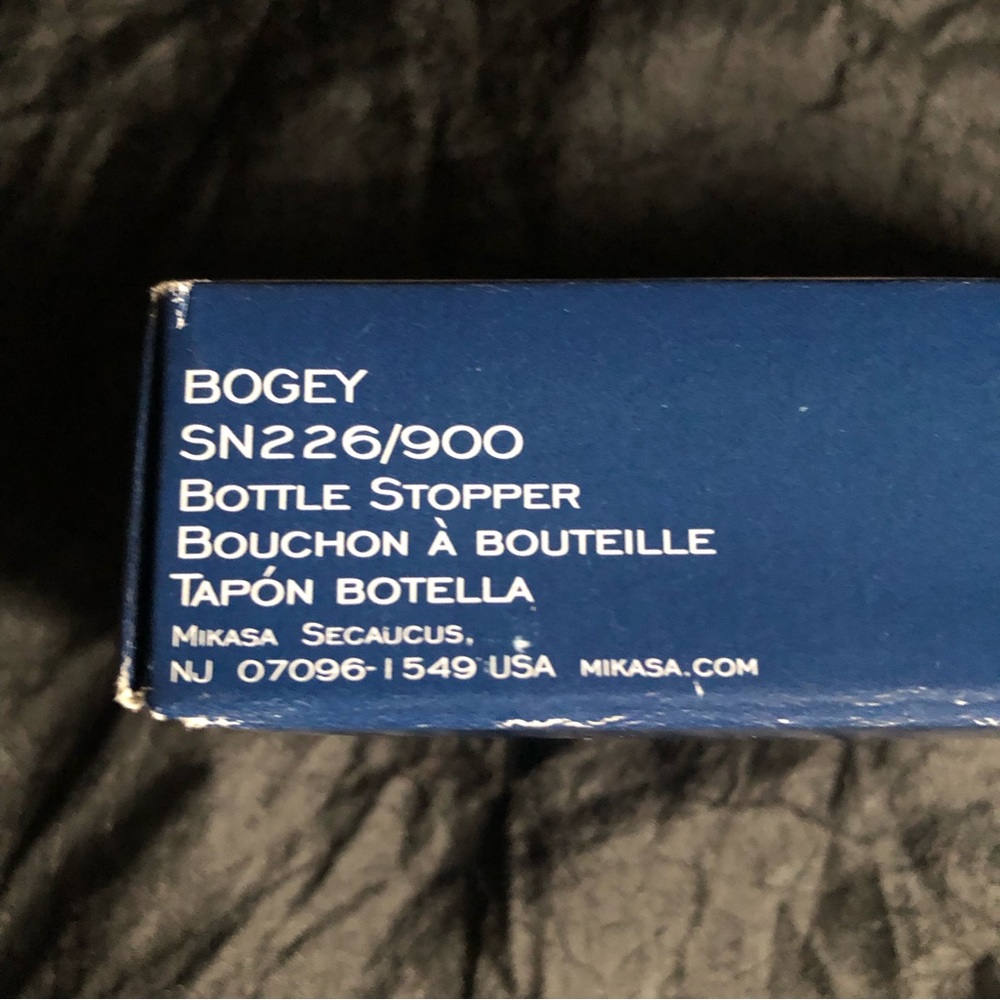 Vintage Mikasa Crystal Bottle Stopper - Bogey Golfer - Picture 4 of 15